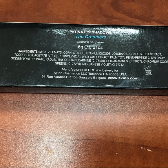 SKINN Patina Eyeshadow Palette The Dreamers Of 6 Assorted Colors ~ FULL SIZE new - Picture 4 of 8